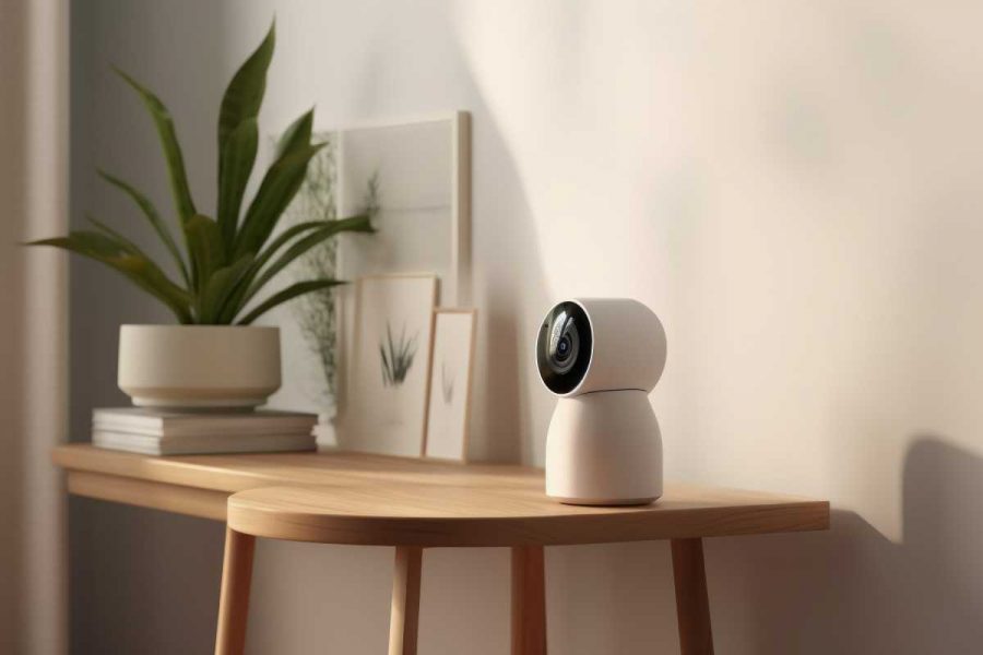 A smart camera on a table